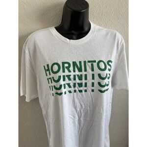 Hornitos Tequila Green and White Cotton T Shirt NWOT Small